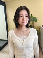 トローノ 栄(TRONO)&nbsp;レイヤーボブ×アッシュブラウン