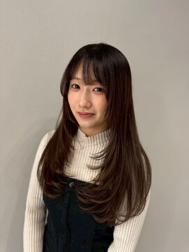 ラルガ 黒崎(Raruga) ハイライトカラーミルクティーベージュレイヤーカット