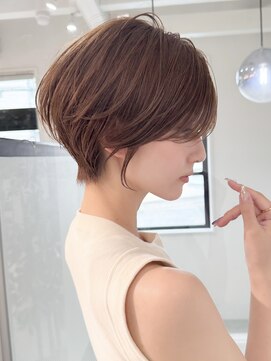 ロンドエニカ 大宮(Lond enika) ミニウルフレイヤーカット顔周り前髪韓国ショートボブ/大宮