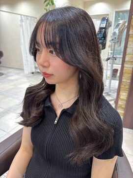 ファブ 千葉店(FaB) 韓国ヘア/ブリーチなしカラー/アッシュブラウン/ヨシンモリ