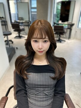 シェノン 梅田(CHAINON) くびれヘア/ブリーチなし透明感カラー/韓国風レイヤー