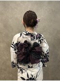 浴衣着付+ヘアアレンジ