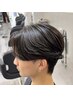 【スタイリスト】カット+全体縮毛矯正（ニュアンスストレート） ￥18,150