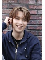 オーシャントーキョー 心斎橋(OCEAN TOKYO WEST)&nbsp;メンズヘアセンターパートコンマバングナチュラルハイライト