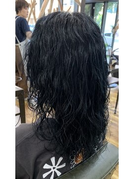 ラグヘアーワークス(LAG HAIR WORKS) 暗髪ハードパーマ