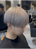 熊本メンズハイトーン ホワイトカラー メンズカラー ブリーチ