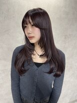 ネアー 新潟(NEER)&nbsp;くびれヘア/ミディアムヘア/ダブルカラー/艶カラー／新潟