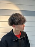 #MEN’S HAIR#サーフカール#刈り上げセンターパート#船橋
