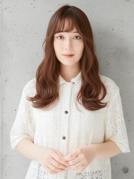 ニューヨークニューヨーク イオンスタイル東淀川店(NYNY) ゆるふわ風巻き髪レイヤーオレンジヘア【淡路/上新庄】