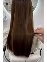 アイニ 天王寺アポロ店(aini)&nbsp;カラーハイライトハッシュカットレイヤーカットボブ髪質改善