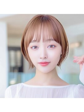 モンド ヘアクリエーション 西田店(monde hair creation) 【monde】ショートボブ×オレンジブラウン×髪質改善