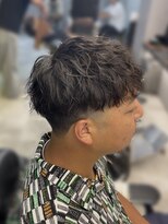 刈部倶楽舞&nbsp;ツイストスパイラル/スキンフェード/メンズパーマ