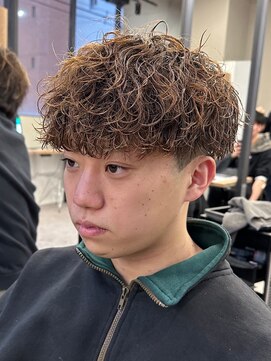 エルマーク 四条烏丸(L-MARK) マッシュヘア/波巻きパーマ/men's/スパイラルパーマ