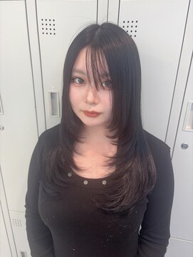ワンズ ナゴヤ ヴィラ 名古屋栄(ONE's NAGOYA VILA) 黒髪クラゲヘアー/オリーブグレー/小顔ココアベージュ
