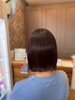 グッドネイバーズ 水戸赤塚(GOOD NEIGHBORS)&nbsp;切りっぱなしツヤボブ×ピンクブラウン