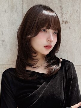 ラグーン 原宿 表参道(LAGOON) トレンド韓国風ヨシンモリ×艶チョコレートカラー
