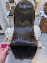 ヘアリゾート粋 ウナム 新宿東口店(enam)&nbsp;縮毛矯正ストレート/ロング/ダークカラー/ブラウン/髪質改善