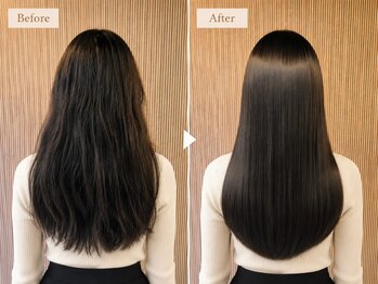 ヘアーサロン クオーレ(hair salon CUORE)の写真/勾当台公園すぐ◆エイジング毛のくせ・うねり解決!本物の髪質改善・酸熱トリートメントで上品なツヤ