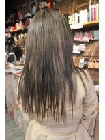 オーバーキャプテンネイキッド(OVER CAPTAIN NAKED) 外国人風ムラブラウンカラー+束感メッシュ