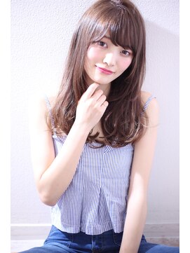 マリアバイアフロート(Maria by AFLOAT) 【Maria by afloat】20,30代ハニーヘアモーブカラーロング♪