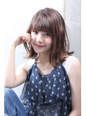 ふんわりバング×外ハネガーリー
