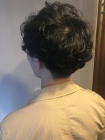 フルール(Fleur) 黒髮モテエアリーパーマ【クレド徒歩1分Fleur松浦】