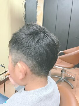 美容室髪結 小学生ショート