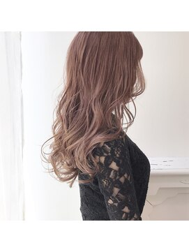 ケイリー(KAYLEE) 【KAYLEE☆STYLE】ピンクベージュロング