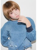 オン眉！ハンサムショート 担当 森　美髪／ネイビーカラー