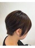 耳かけショートボブ
