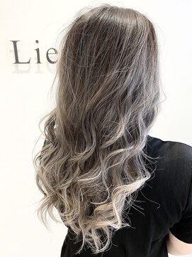 リアン バイ ヘアー(Lien by hair) ホワイトバレイヤージュ♪