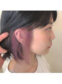 イヤリングカラー  ピンクパープル