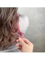 アンダーバーホワイト 堺東店(_WHITE)&nbsp;インナーカラー,色持ち１ヶ月,ブリーチハイライト１回