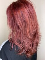 フロート 小阪店(float)&nbsp;レッドカラー_マロンベージュ Aラインボブ かきあ