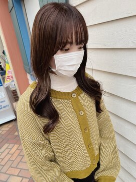 アプリ バイ リアン 浦和(appri by Rien) ミディアムヘア/ショコラベージュ/魅力倍増カール/ベビーバング