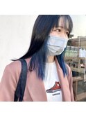 イヤリングネイビーカラー