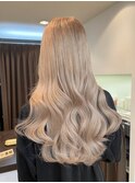 《韓国ヘア》エクステでミルクティーベージュ(天水悠斗)
