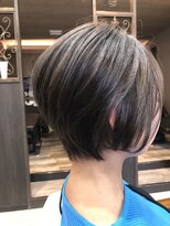 リアンヘアー フラット(Lien hair flat) 大人気メッシュカラーショートボブ