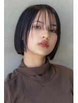 ケアリー 武蔵小杉(Carelly)&nbsp;大人かわいい前髪セシルカットココアブラウンフリンジウェーブ