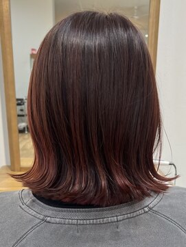 ノア(noa) ハイライト☆外ハネボブ