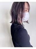 外はねボブ×グレージュ
