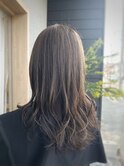 オリーブグリーンヘアー