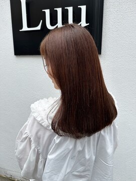 ルー ハナレ(Luu HANARE) ピンクブラウンカラー神戸/東灘/住吉/御影/岡本/摂津本山/芦屋