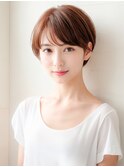 愛されショートボブ★色っぽショートボブ/艶髪/透明感カラー