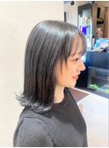 ネイビー系アッシュグレージュ