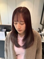 インデックスヘアー 錦糸町店(in'dex hair) 髪質改善グレージュカラーカーキベージュレイヤーロング錦糸町