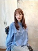 ◎大人綺麗なスタイル　顔まわりカット　セミロング　ロング