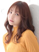 ラフィス ヘアー ピーチ 岡山店(La fith hair peach)&nbsp;【La fith】ゆるふわヘア×シースルーバング×ショコラブラウン