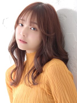 ラフィス ヘアー ピーチ 岡山店(La fith hair peach) 【La fith】ゆるふわヘア×シースルーバング×ショコラブラウン