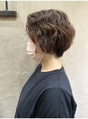 癖毛を活かすショート